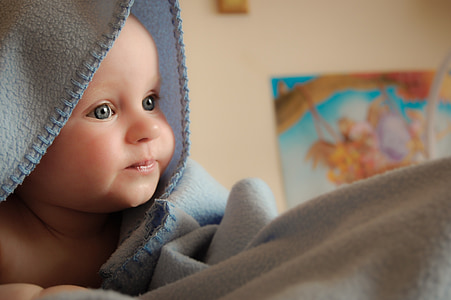 shallow focus photography of infant thumbnail