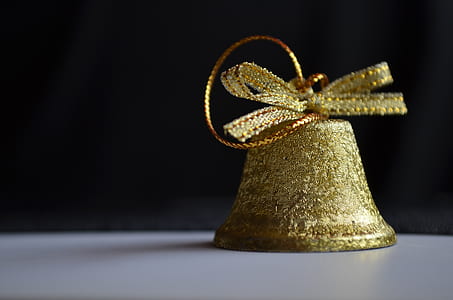 gold glitter bell thumbnail