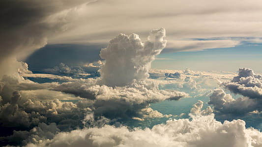Cloudy Sky From Above Photo thumbnail