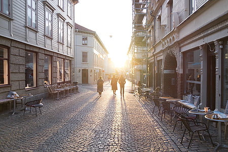 people walking on street thumbnail