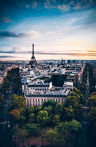 aerial view of the city of Paris during day thumbnail