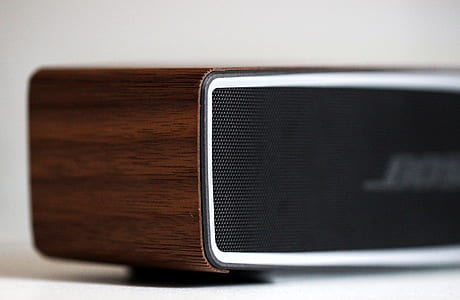 black and brown Bose portable speaker thumbnail