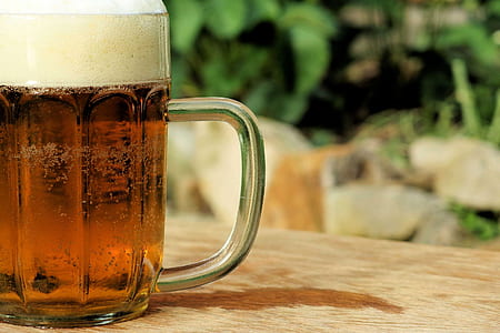 beer glass on table thumbnail