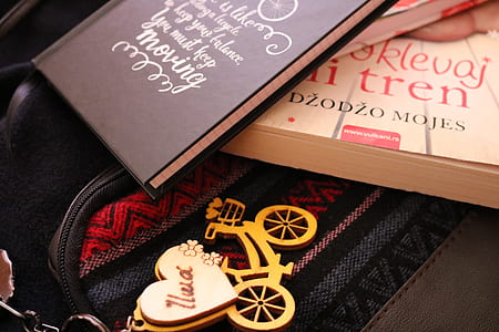 Photograph of Two Books on top of the Bag thumbnail