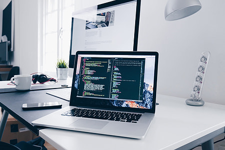 HTML code on laptop computer thumbnail