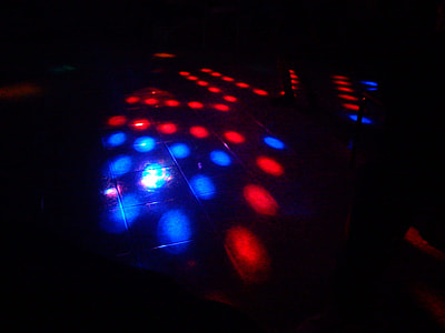 blue and red dot lights thumbnail