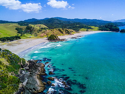 aerial view of body of water thumbnail