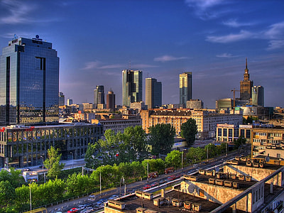 aerial view of city at daytime thumbnail
