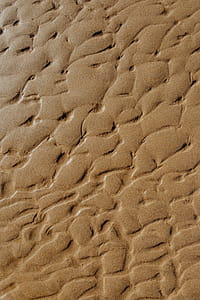 The abstract line designed by water up on sand texture thumbnail