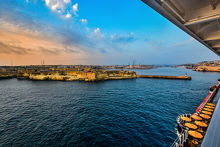 cruise ship on body of water thumbnail