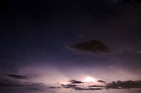 white clouds and gray sky thumbnail