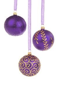 three purple baubles thumbnail
