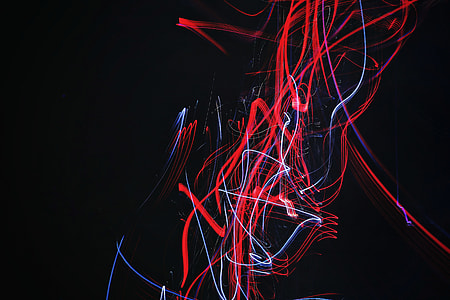 red and white light strokes thumbnail