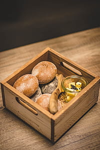 Brown Wooden Tray thumbnail