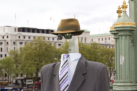 men's gray suit jacket thumbnail