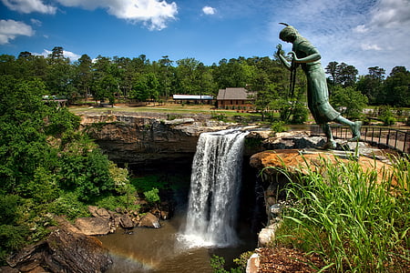 statue beside bridge thumbnail