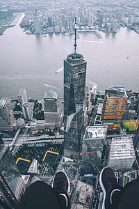 aerial photography of New World Trade Center, New York thumbnail