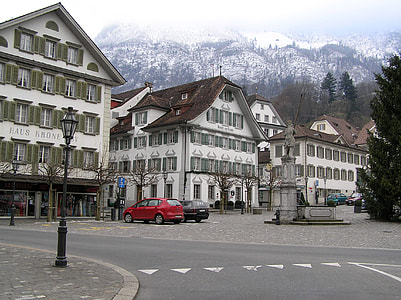 The village square in Stans, Switzerland thumbnail