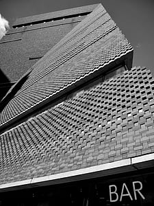 grayscale photo of concrete building thumbnail
