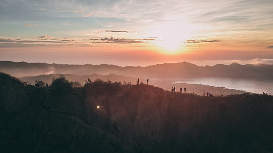 aerial view of black mountain thumbnail
