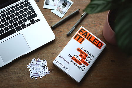 Failed It! book on brown wooden board thumbnail
