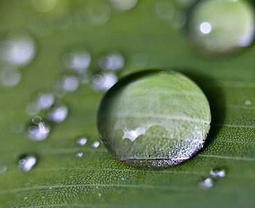 micro shot of water droplets thumbnail