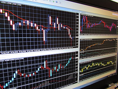 computer monitor displaying graph thumbnail
