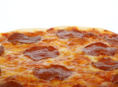 pepperoni pizza in macro lens photography thumbnail