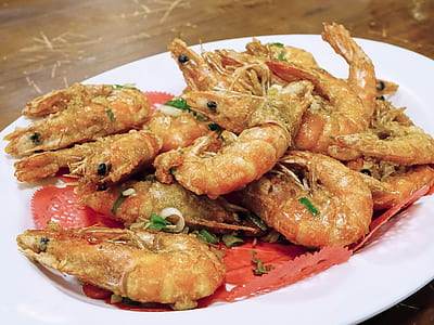 sauteed shrimp on plate thumbnail