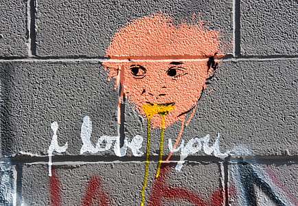 man's face wall drawing thumbnail