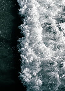 timelapse photo of beach waves at daytime thumbnail