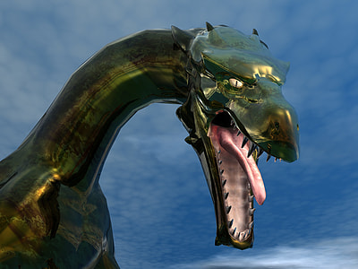 green dragon digital wallpaper thumbnail