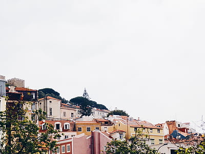brown and white concrete buildings at daytime thumbnail