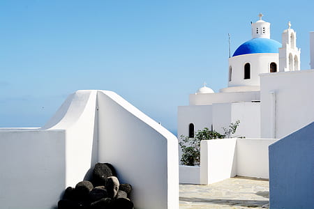 white and blue concrete building thumbnail