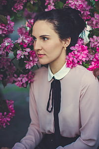 fashion, person, woman, flowers thumbnail