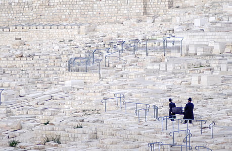 two people walking on brown stairs thumbnail