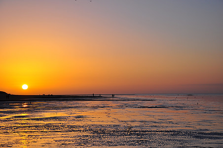 Sunset at Cuxhaven, Germany thumbnail
