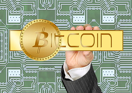 person holding Bitcoin signage thumbnail