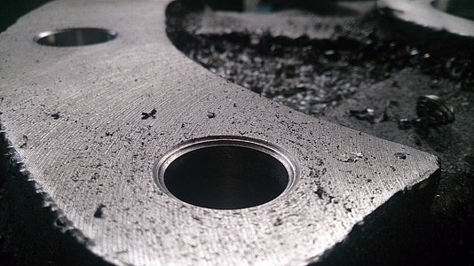 gray metal with two holes thumbnail