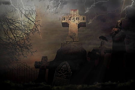 cemetery illustration thumbnail