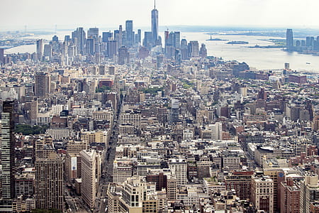 aerial view photography of high rise buildings at daytime thumbnail