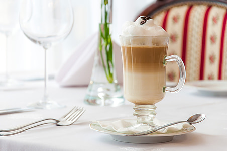 clear glass mug and silver spoon thumbnail