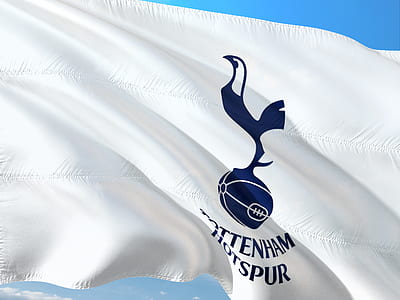white Tottenham Hotspur flag thumbnail