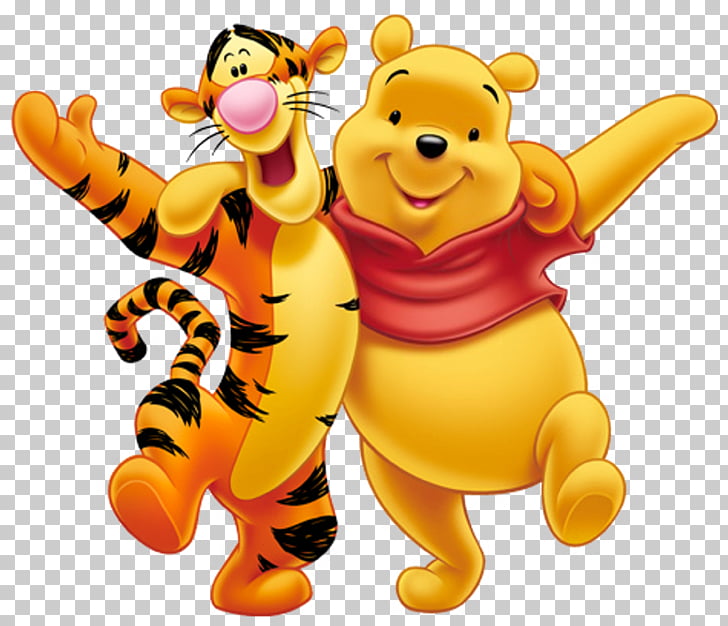 Piglet Eeyore Tigger Winnie the Pooh Roo, Transparent Winnie the Pooh and Tigger , Tigger and Pooh illustration PNG clipart