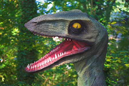 ceramic dinosaur outdoors thumbnail