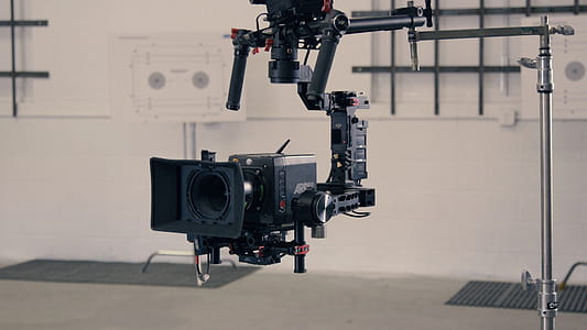 black camera on gray surface thumbnail