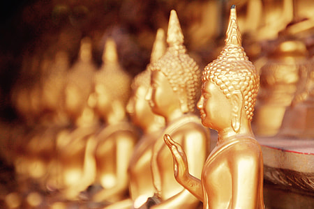 Buddha figurine closeup photography thumbnail