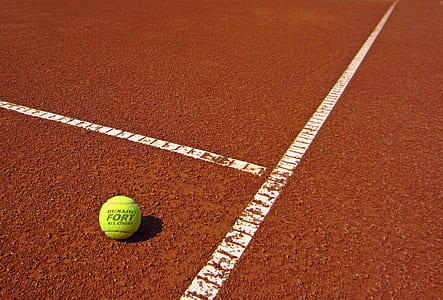 green tennis ball on floor thumbnail