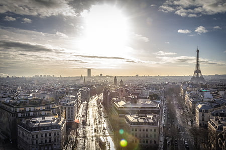 aerial photography of Eiffel Tower, Paris, France thumbnail