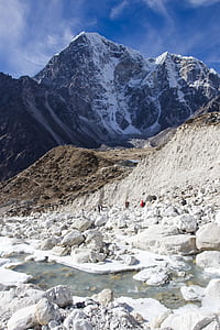 mountain covered with snow thumbnail